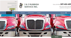 Desktop Screenshot of jandjrubbish.com